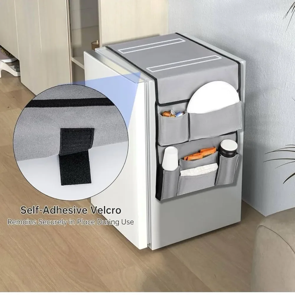 NiHome 5-Pack Mini Fridge Organizer with 14 Pockets